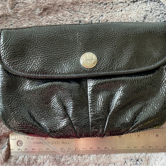 Coach Patent Leather Clutch - Picture 3 of 11
